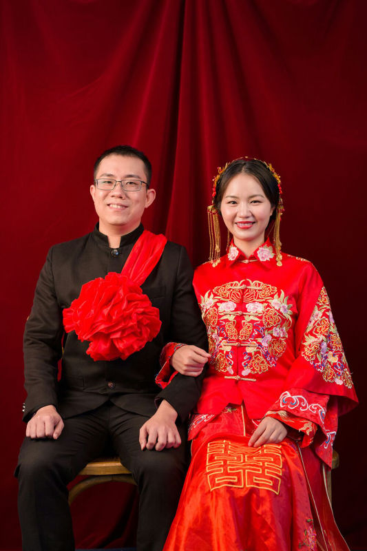 我们漂亮的婚纱照
