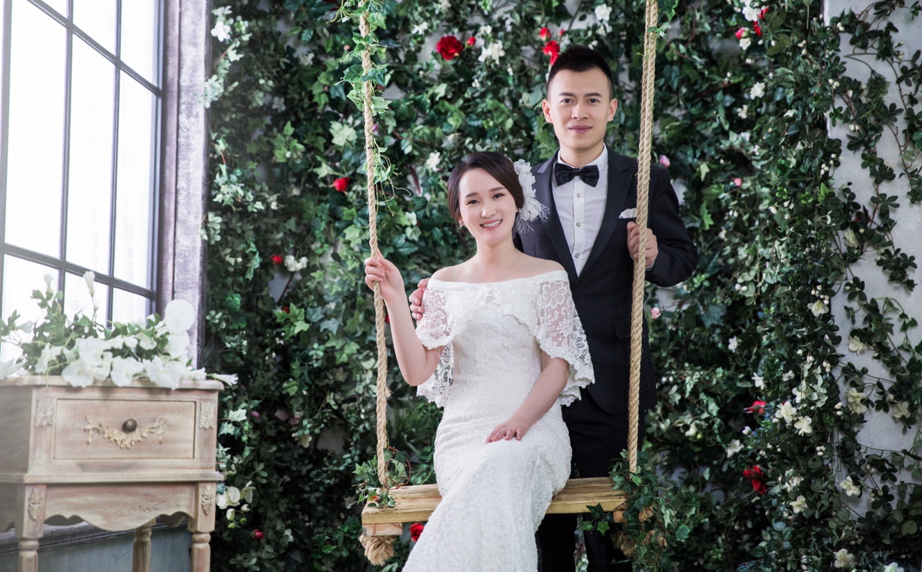 7月份拍婚纱照天气也真的是热的可以了