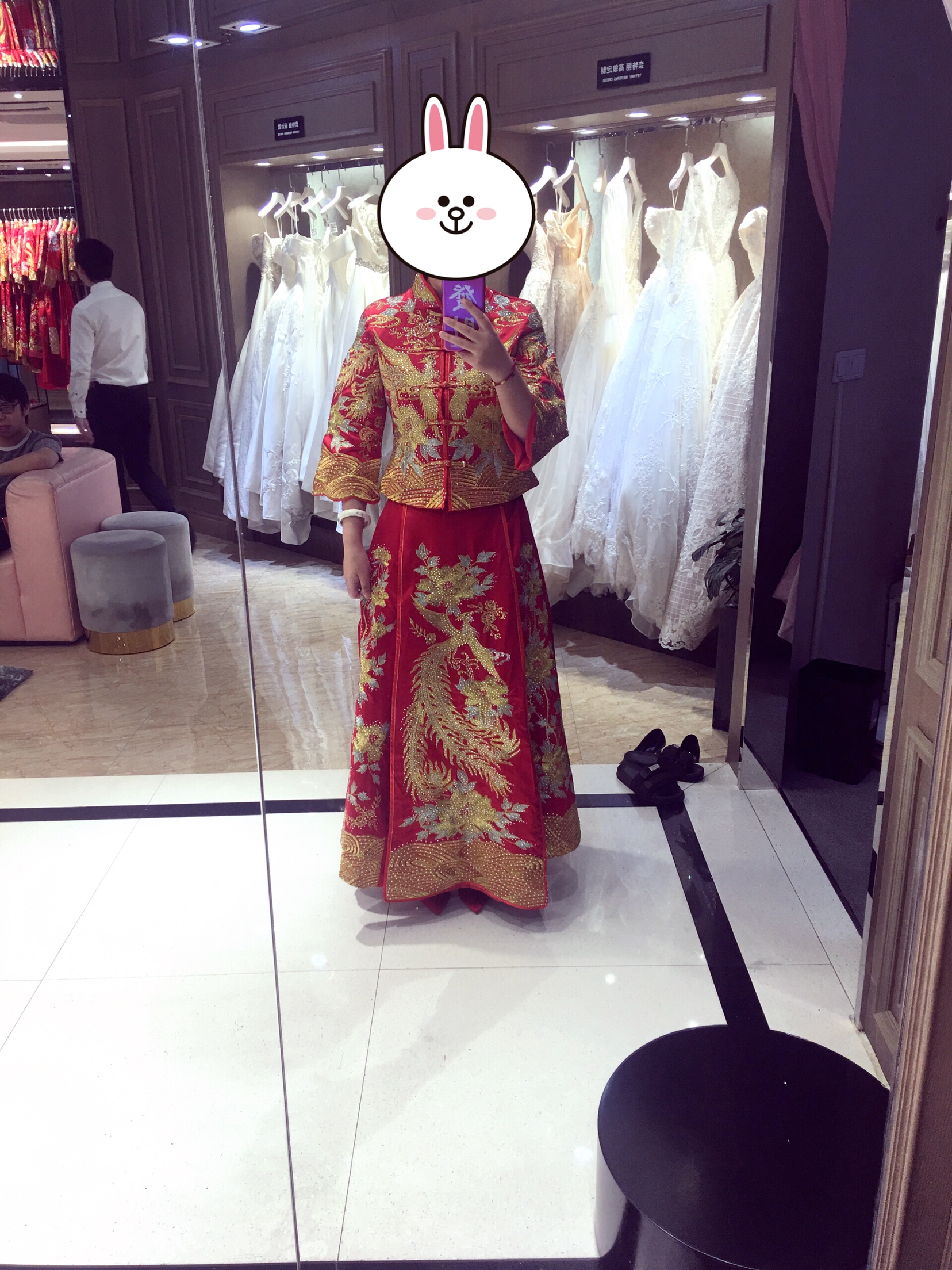 试了7件婚纱 发现这件才是衣中龙凤