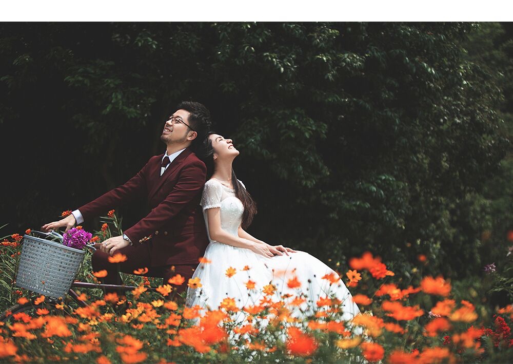 晒婚纱照啦！大家评价一下拍得好不好[吐舌]