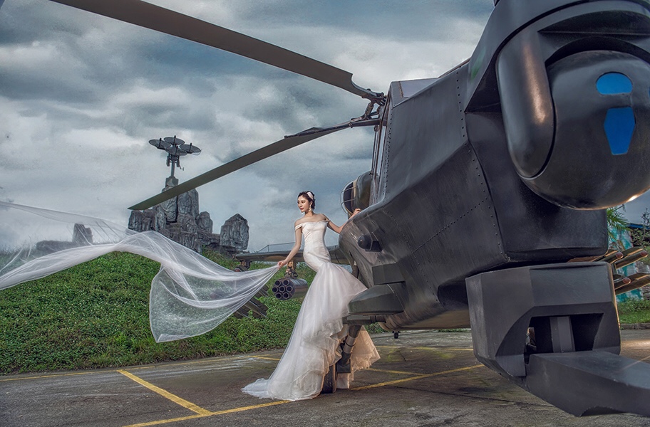 “空姐 空少”在机场拍的婚纱照……给我一个完美的👰梦