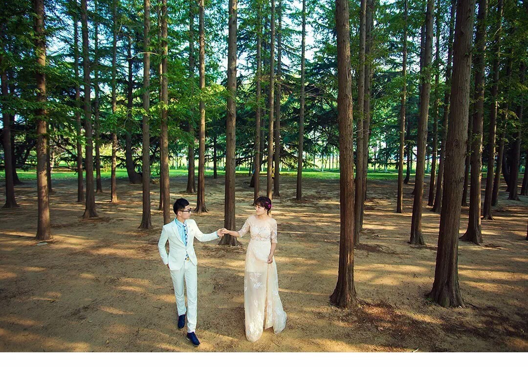 婚纱照，选片过来