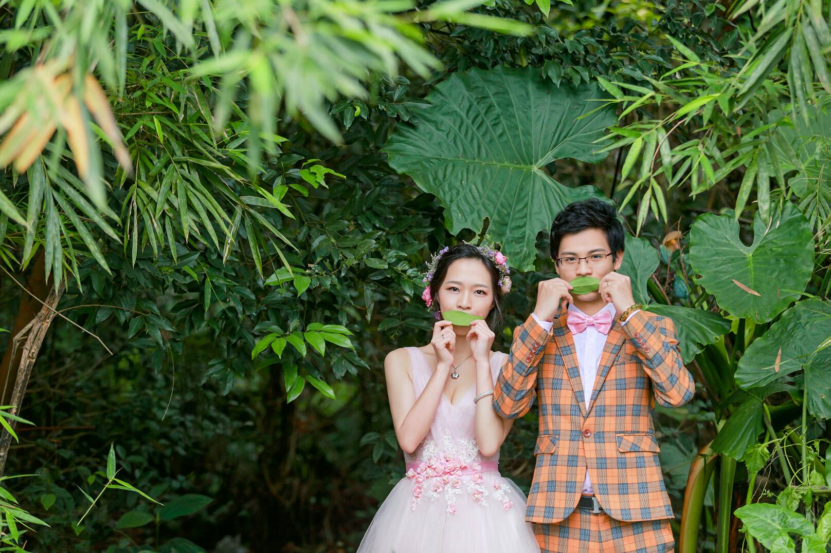 小晒晒婚纱照