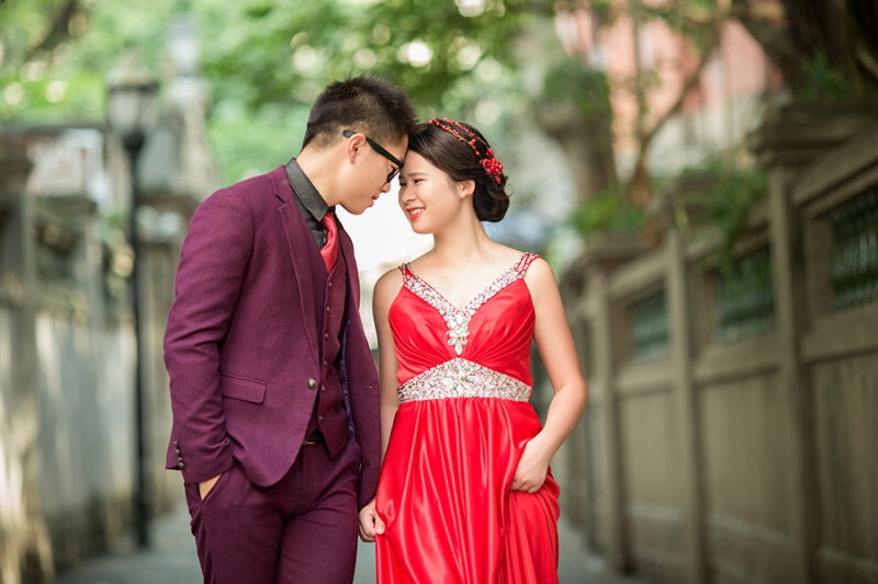 正式进入备婚状态，晒晒婚纱照
