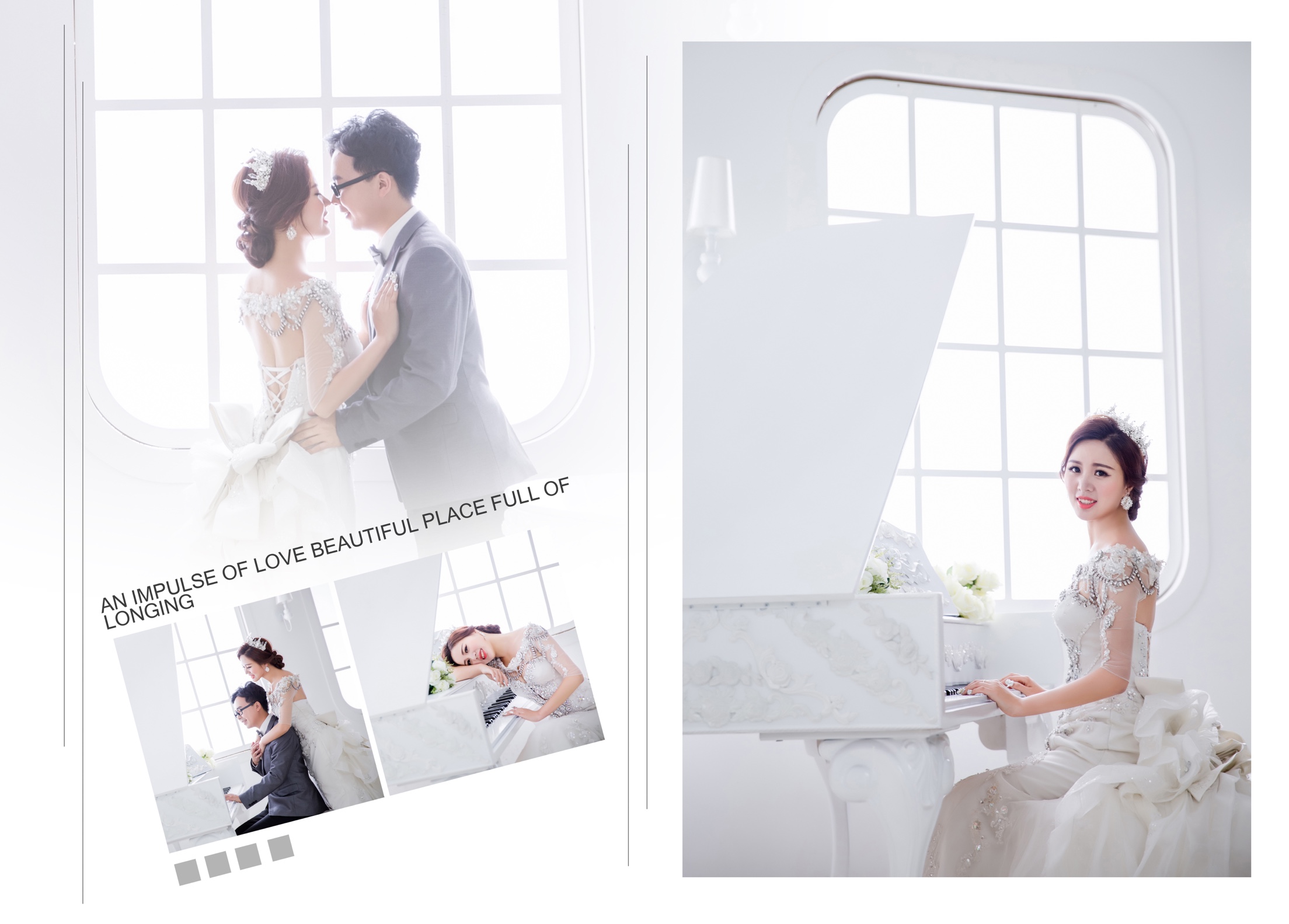 婚纱照出炉啦～ 我终于也可以晒下我们的婚纱照啦[大笑]