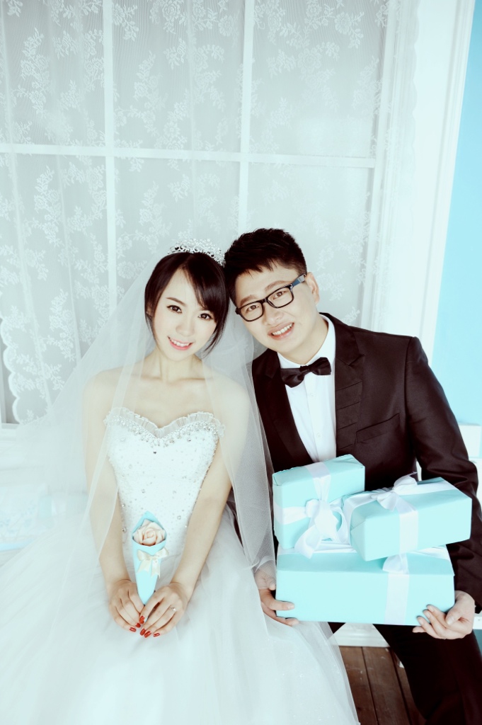 镜子婚纱照，美美的。