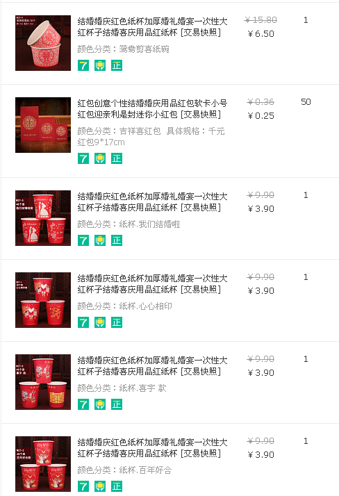 我的备婚清单