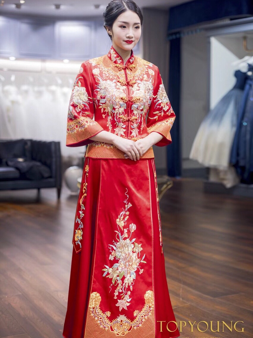 中式礼服怎么选？马来褂、秀禾、龙凤褂有区别~