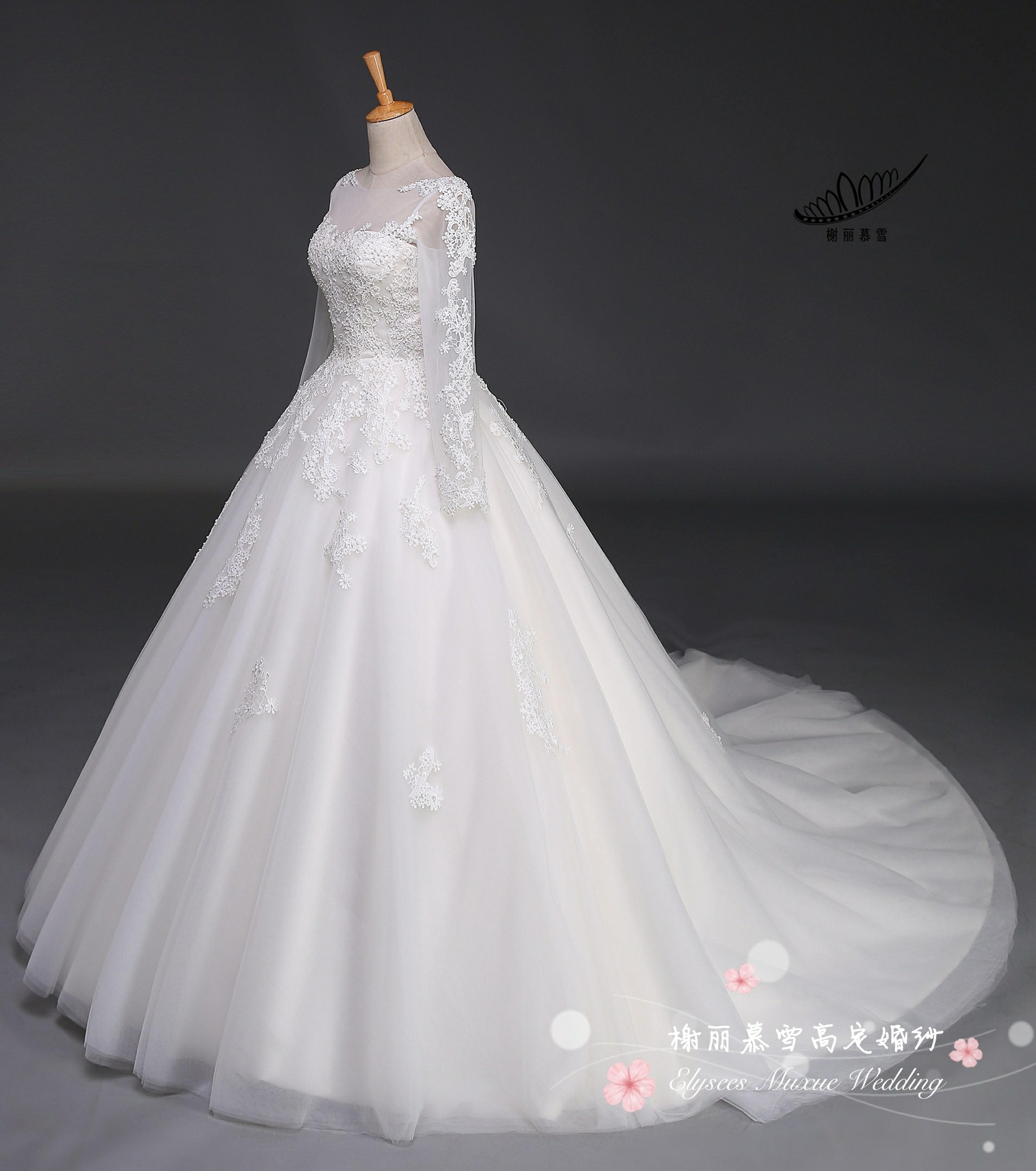 榭丽慕雪外贸婚纱礼服高端定制