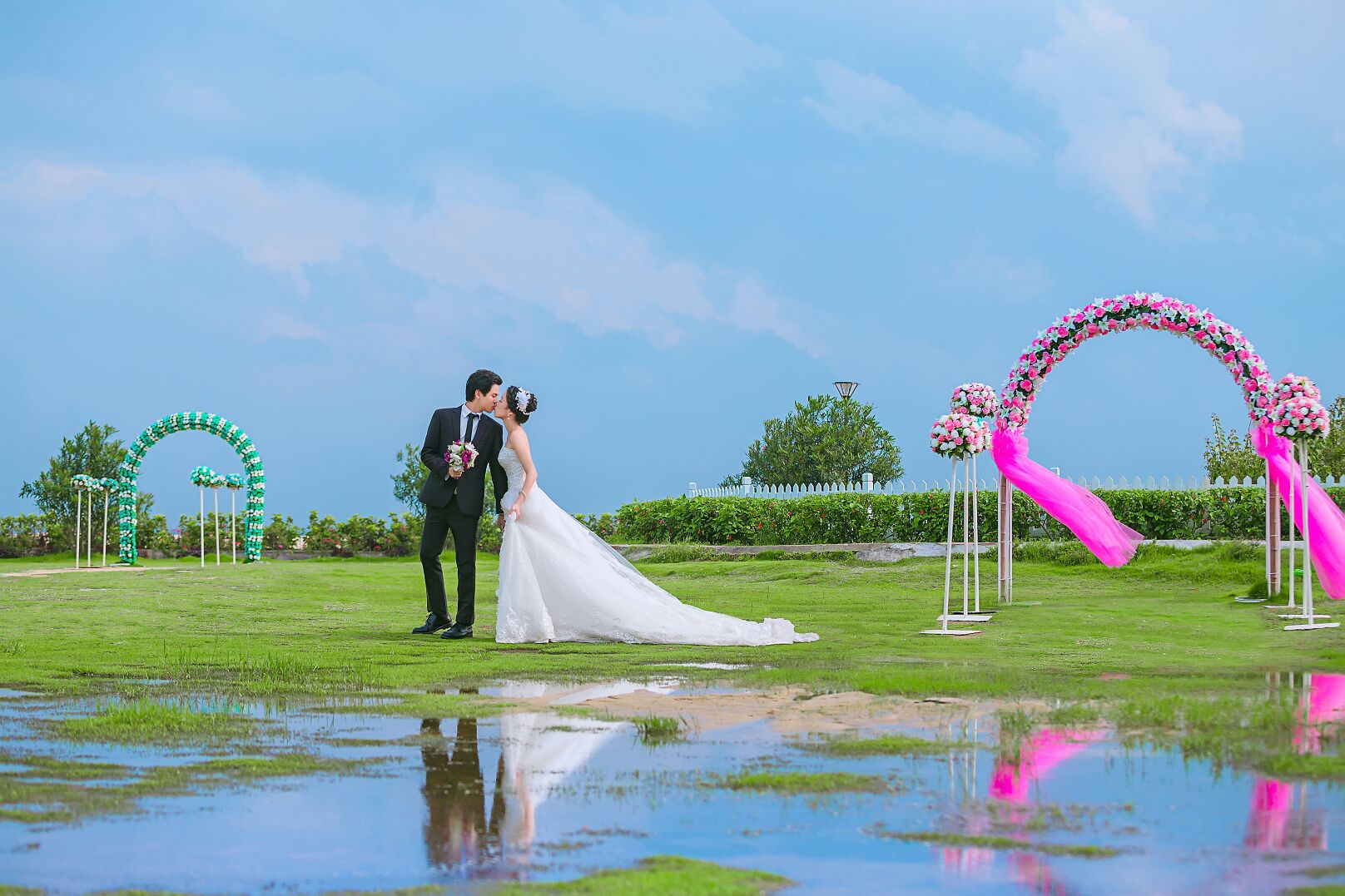 小晒晒婚纱照