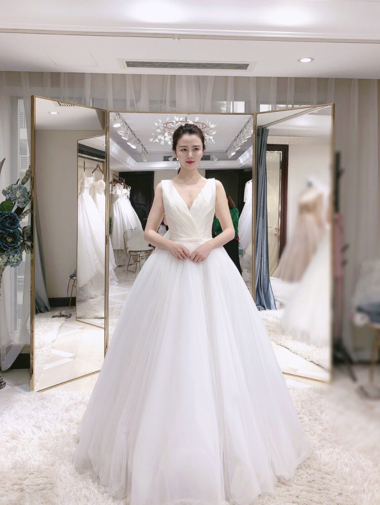 【选纱】婚礼倒计时，大家快帮我选选吧