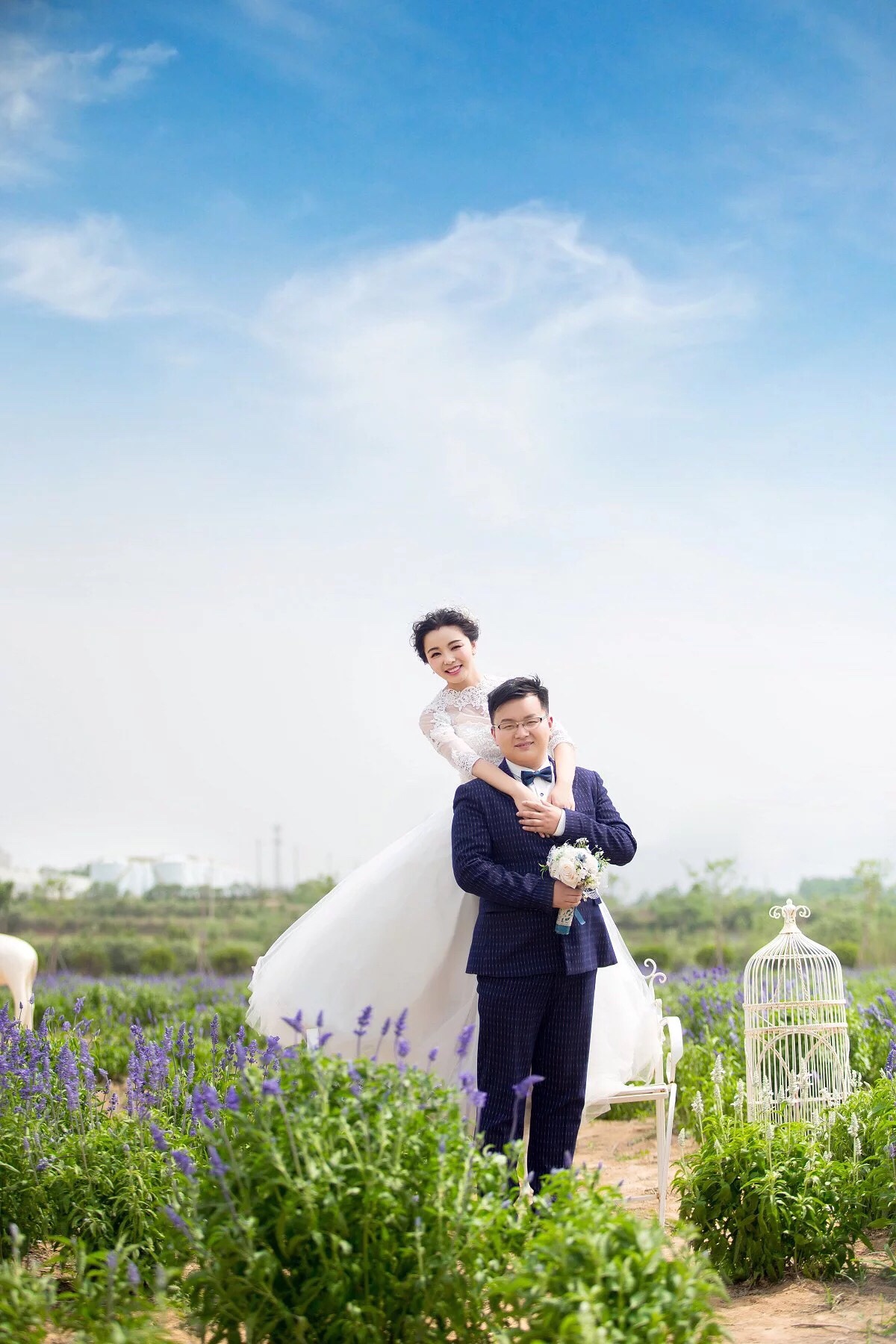 等了两个月，婚纱照终于出来了