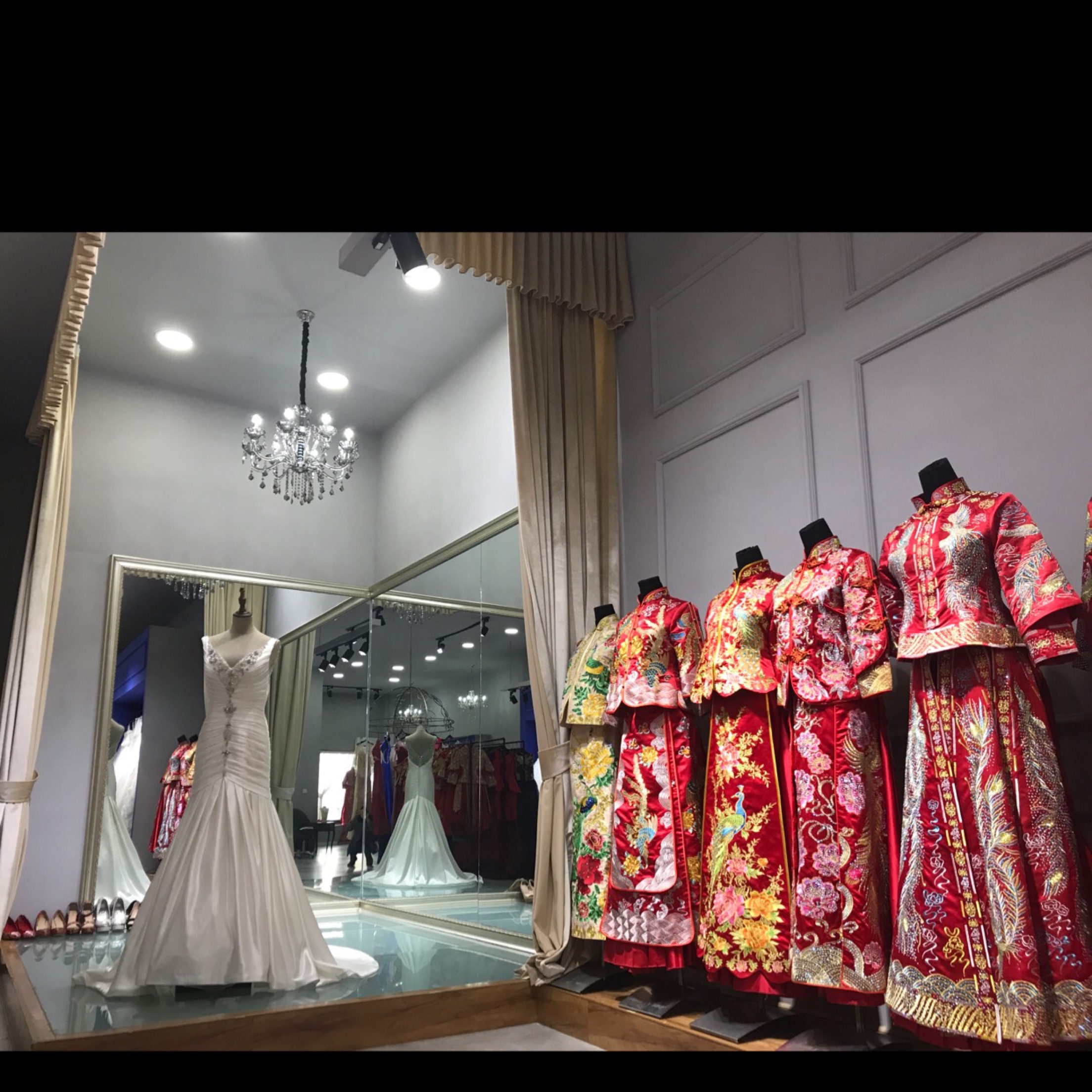 梧桐树婚纱造型