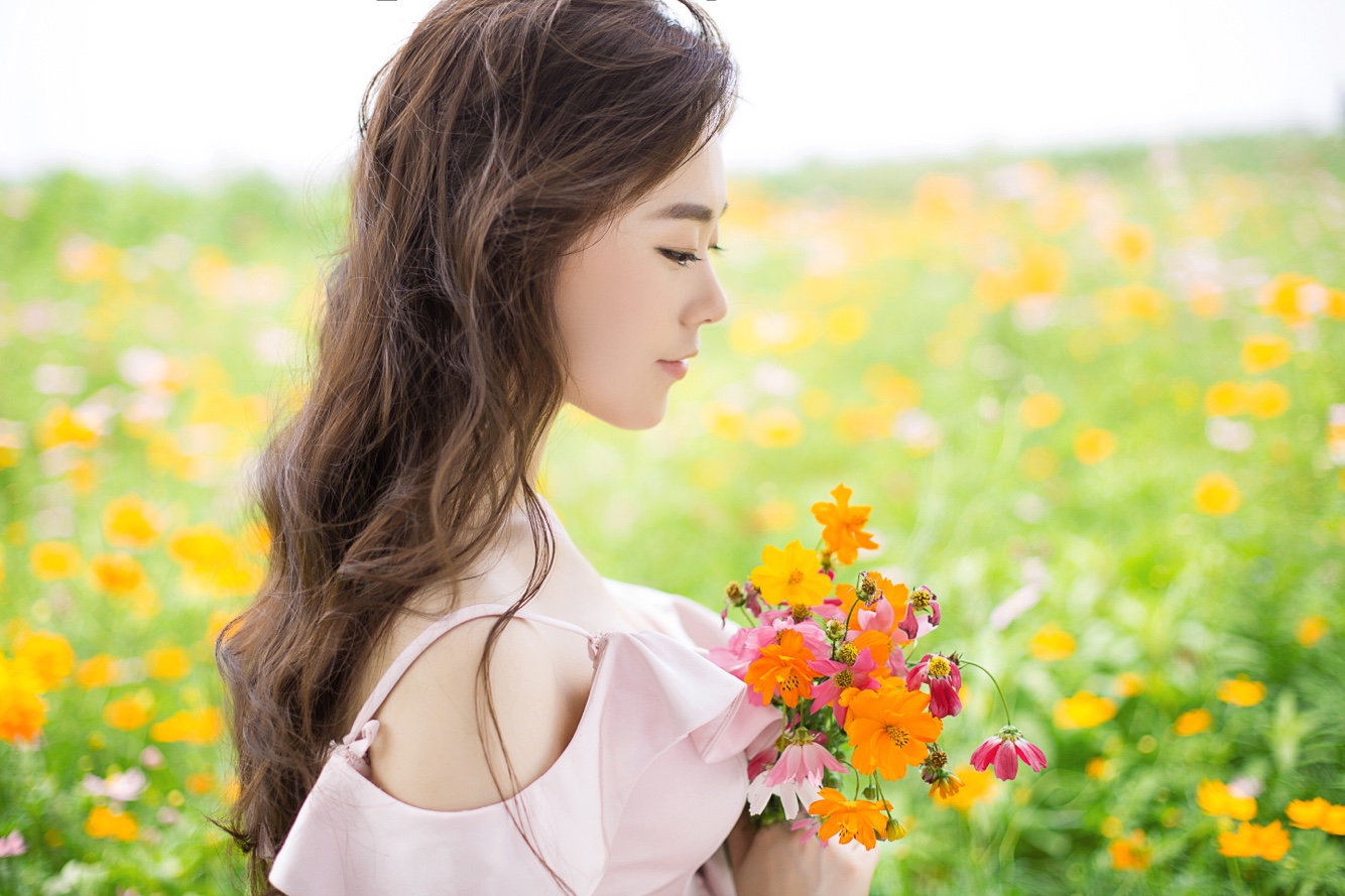 清新自然系婚纱照