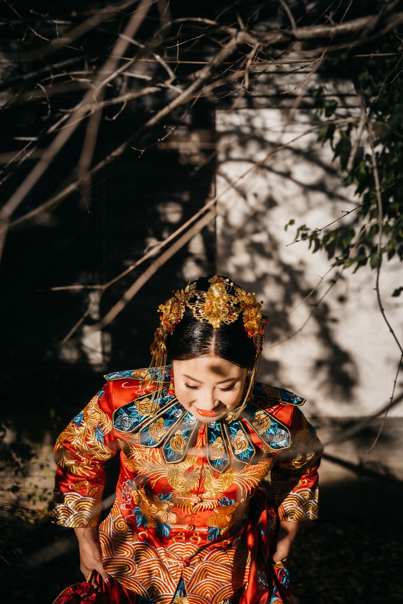 中西结合接亲洋气又喜庆✨这件秀禾服好绝！