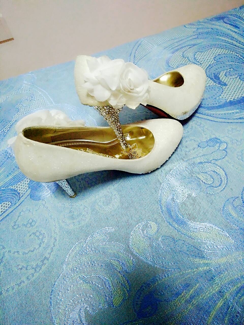 我的婚纱和婚鞋