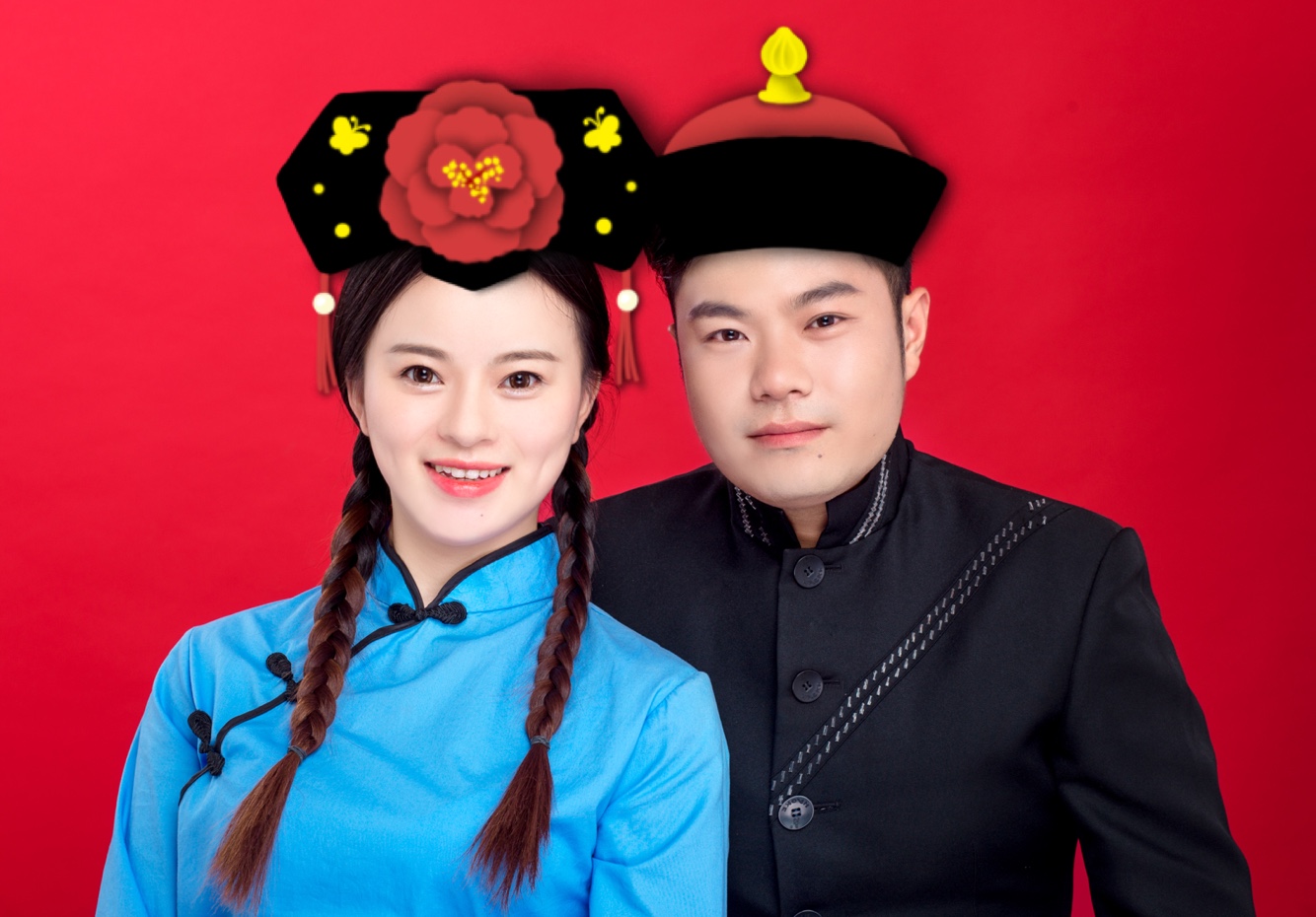 结婚登记照-民国风