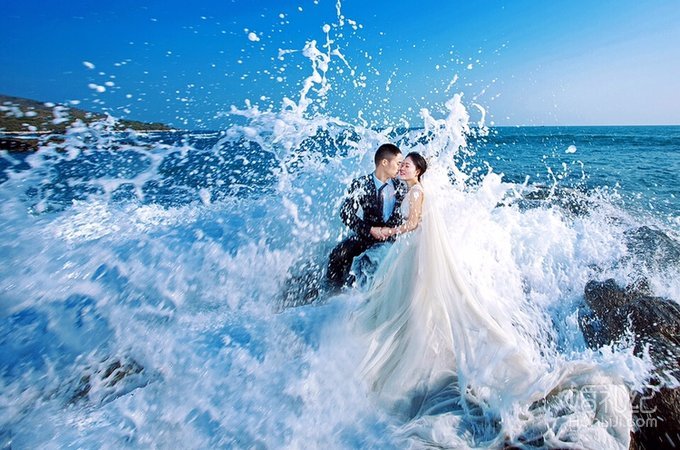 三亚纯天然无特效婚纱照[吐舌]