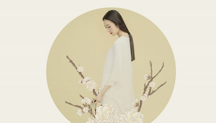 传统工笔画 觉得自己宛如画中人