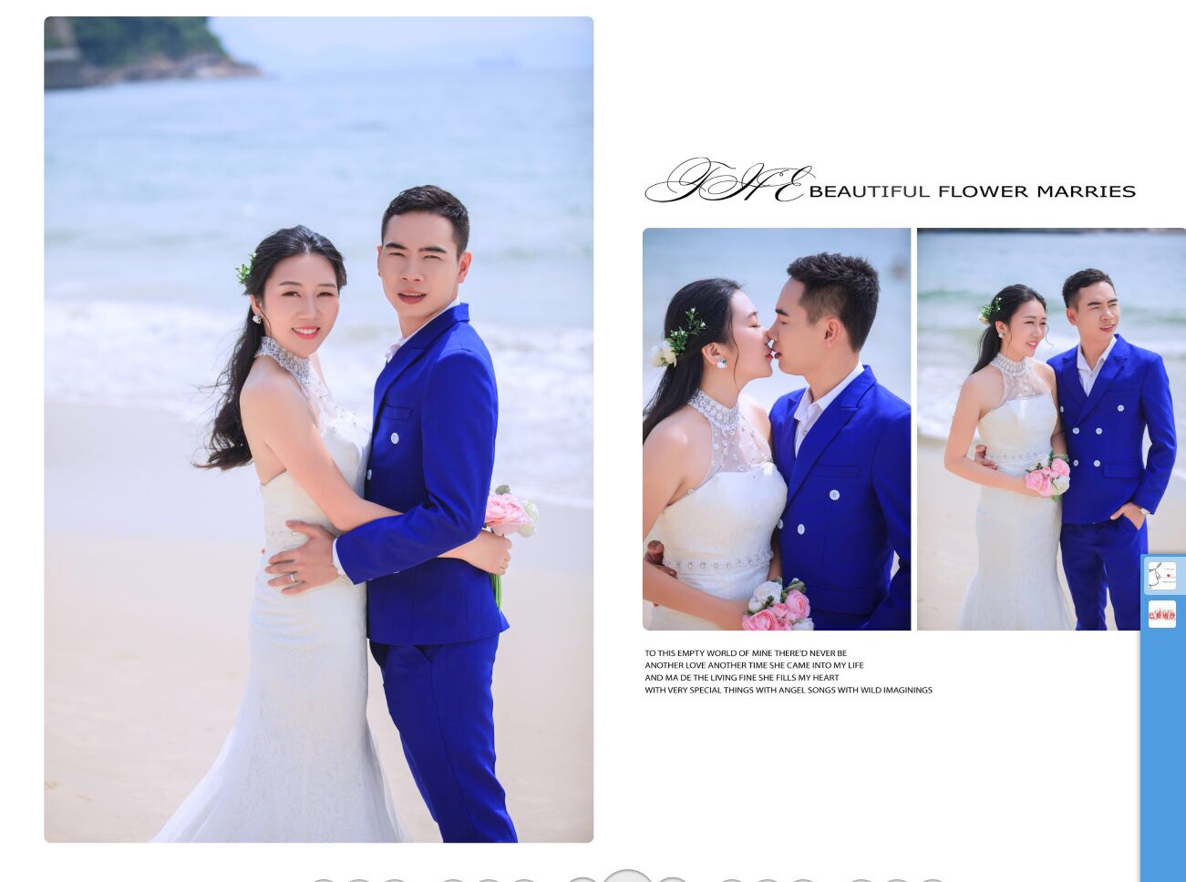 婚纱照出来啦，感觉没拍过瘾，人家都说累我却精力充沛[大笑]