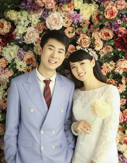 小清新又韩范的婚纱照终于拿到手了