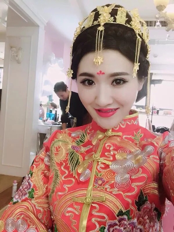 化妆师一枚  找到最适合你的新娘妆面