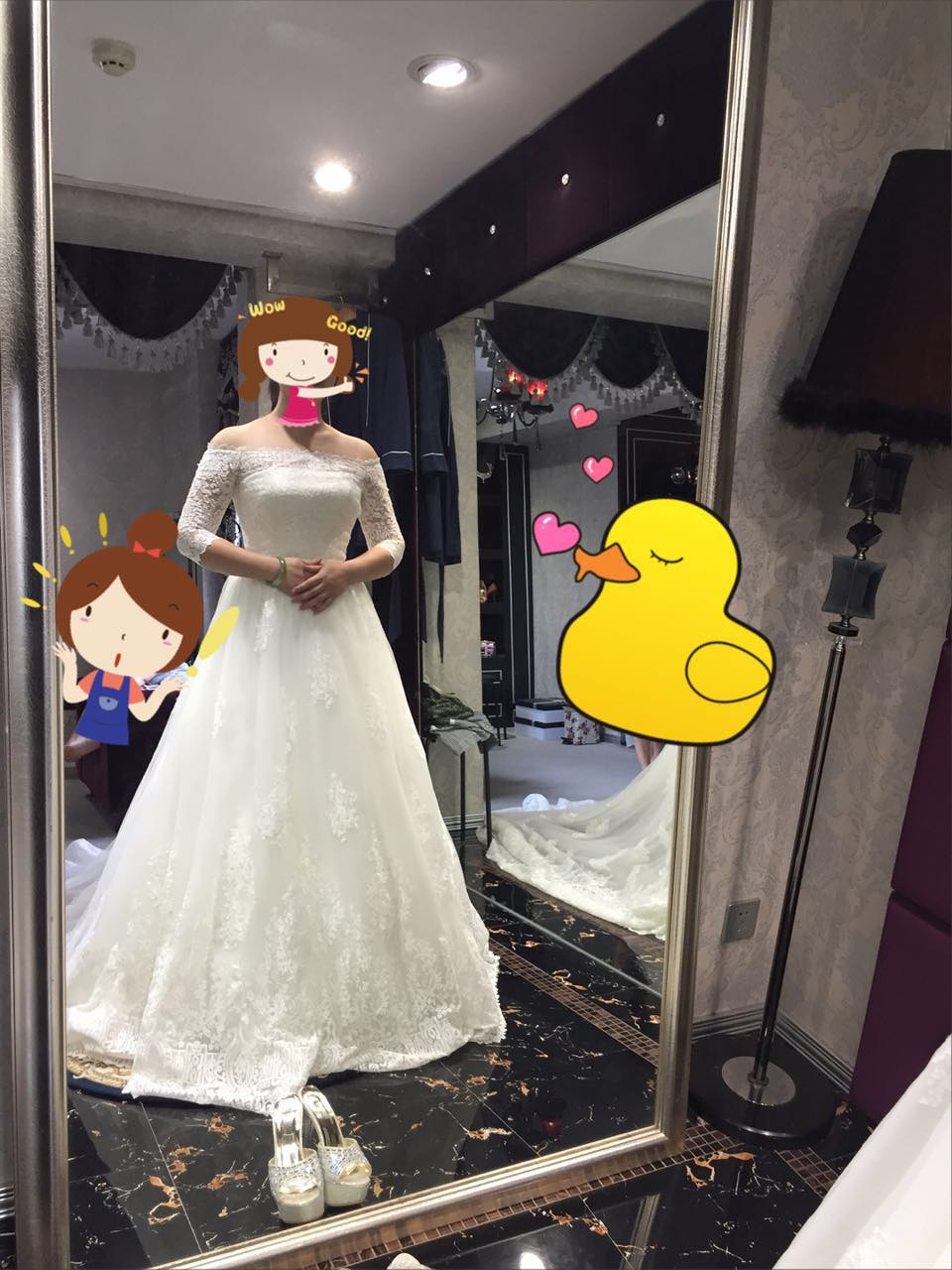 遮手臂还有这等“神操作”？ 换上这件婚纱1秒变瘦