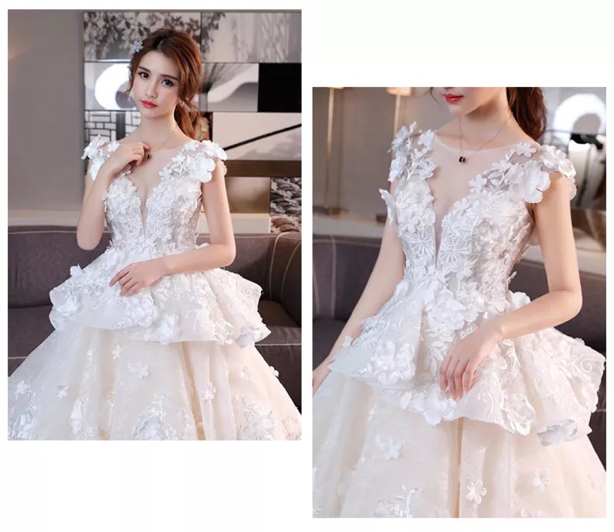 低价出售婚纱，敬酒服。孕妇款。
