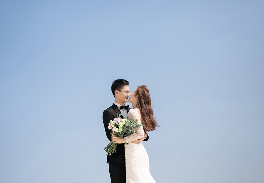 怀着宝宝拍婚纱照，真心累啊！