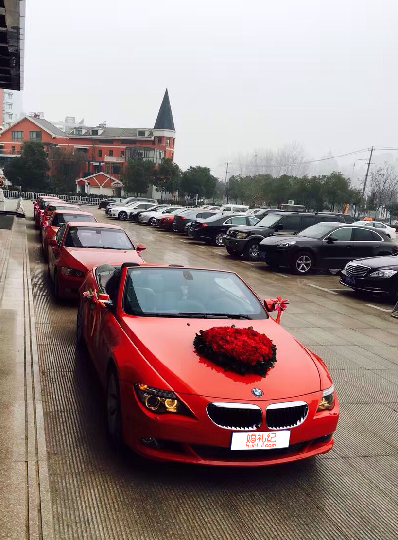 【宝马】6系（敞篷）/1辆 + 奥迪】A6L/5辆  or【宝马】3系敞篷/5辆 or【宝马】3系/5辆