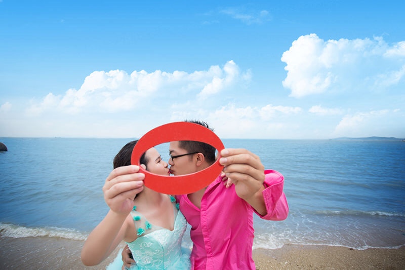 正式进入备婚状态，晒晒婚纱照