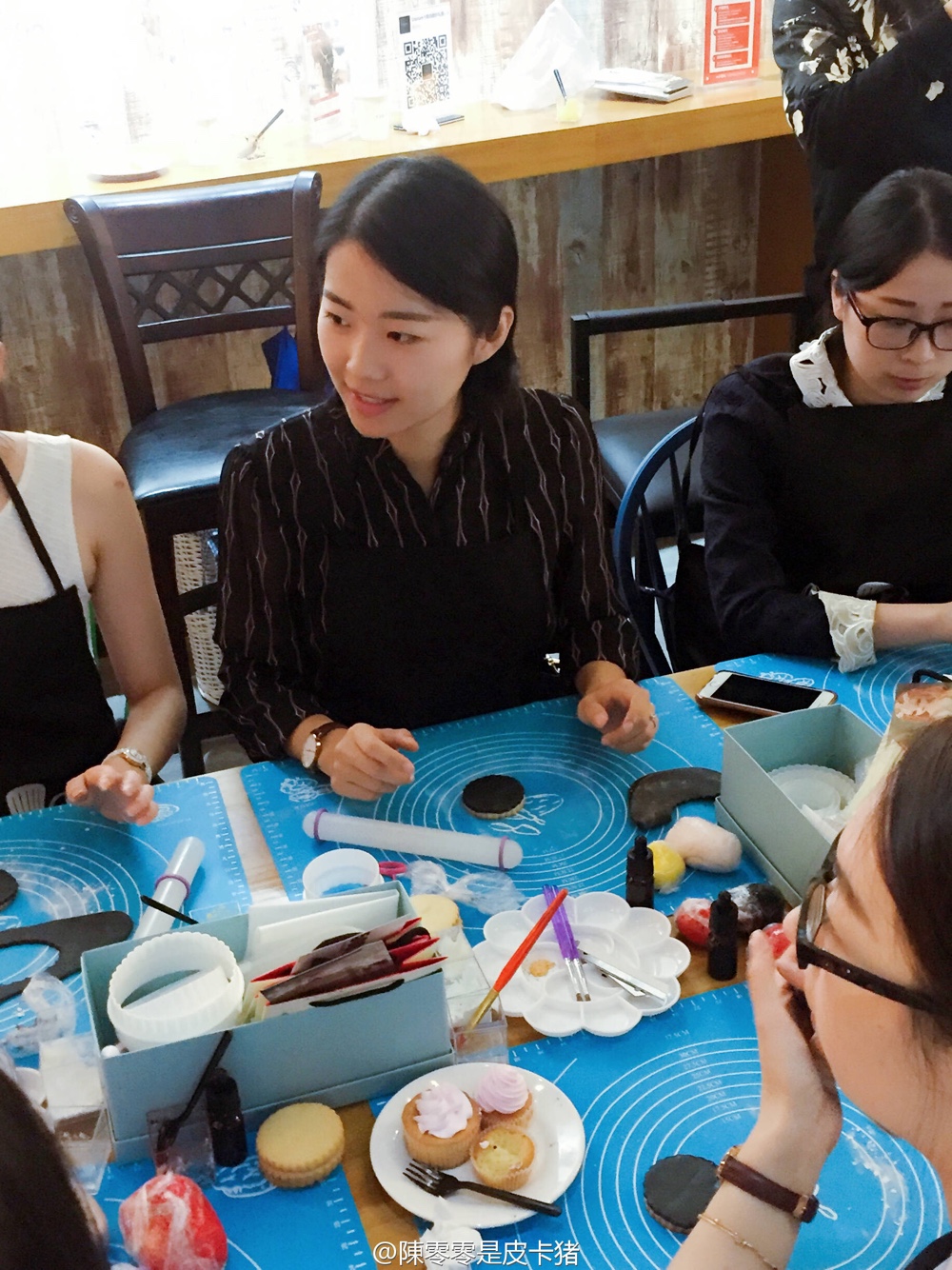 #婚礼纪体验店#参加DIY翻糖饼干and面基统筹师
