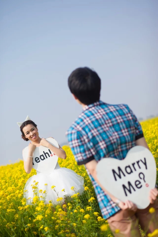 婚纱照新鲜出炉，大家看下值不值？