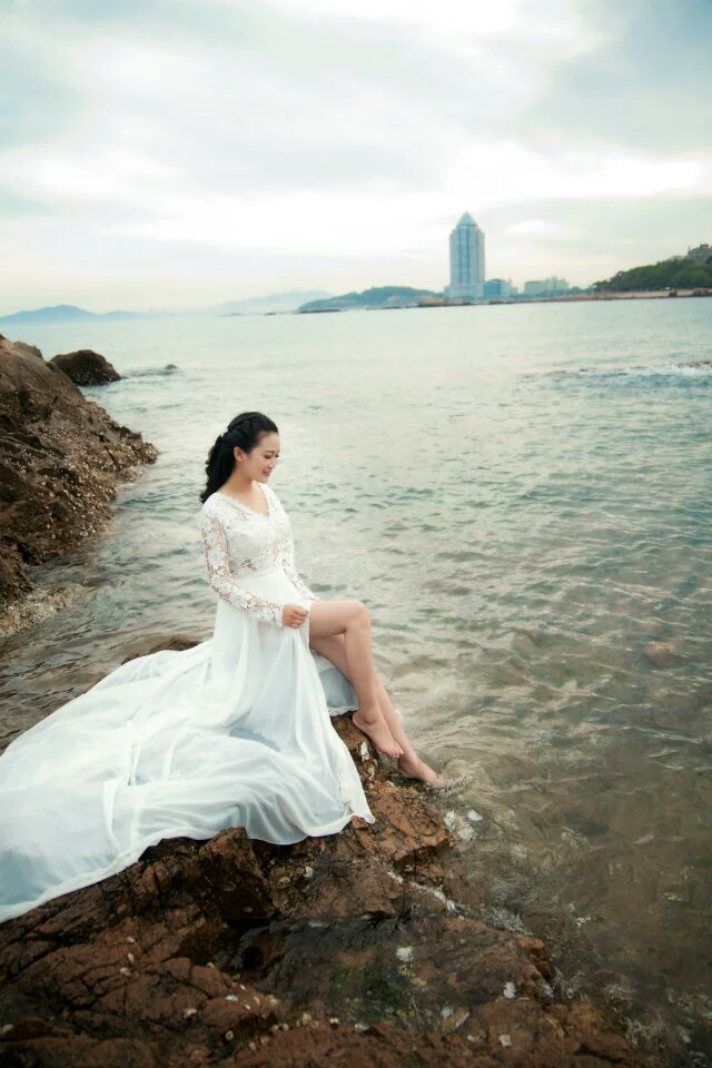 我也晒晒我们的婚纱照[吐舌][吐舌]
