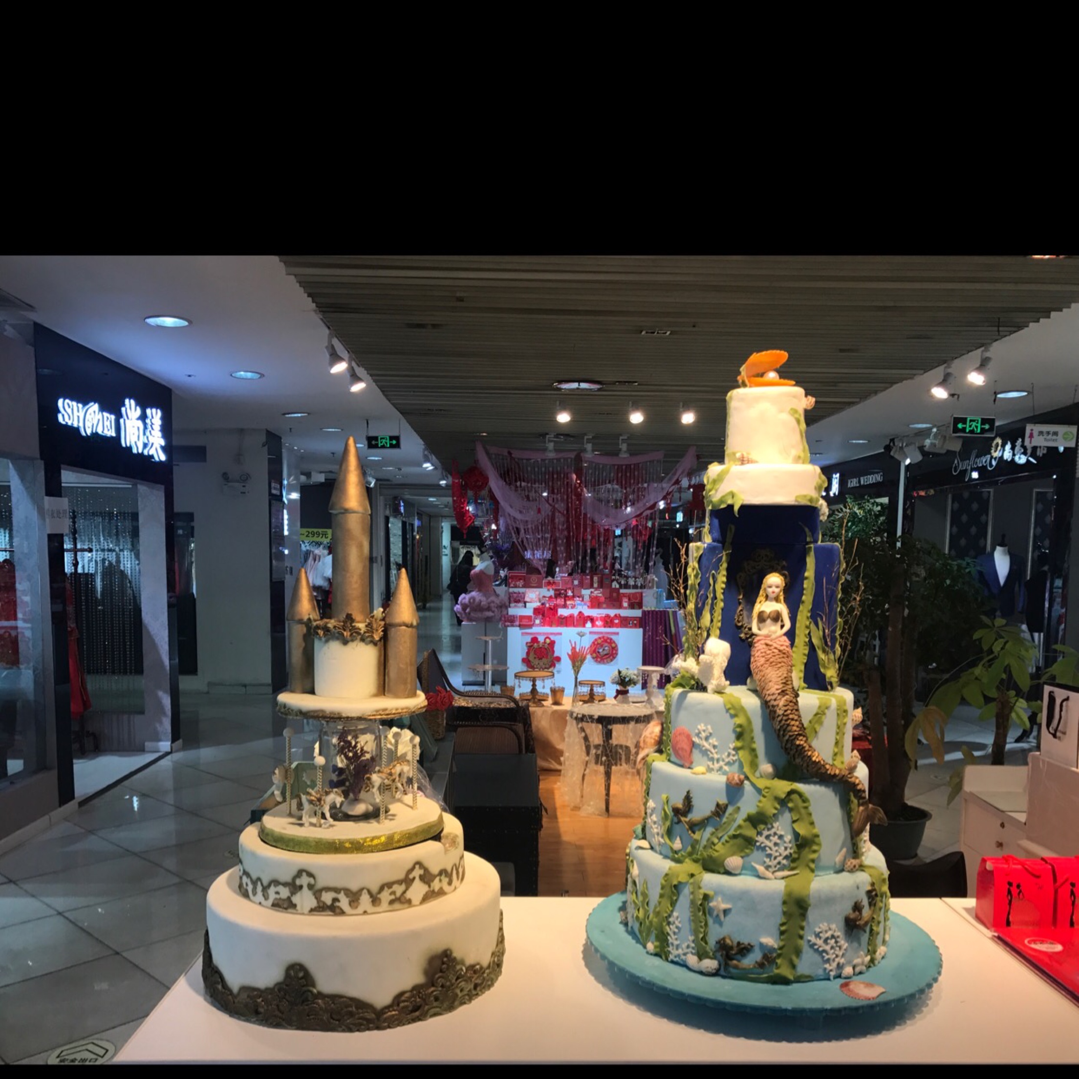 甜甜屋婚礼甜品台