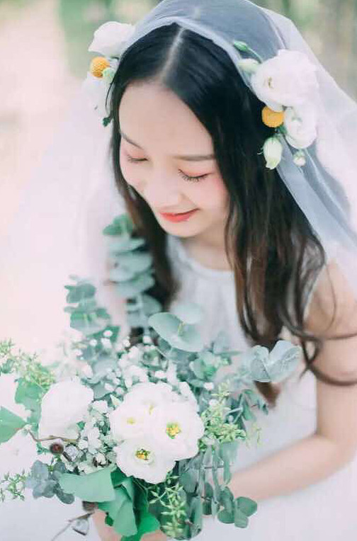 婚礼倒计时~试妆试纱以小清新为主