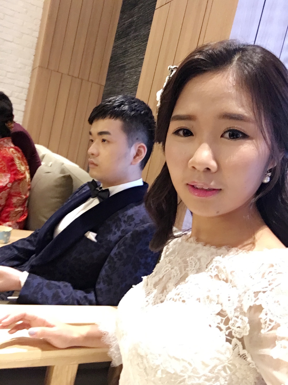 没有修过！也没有美颜的！