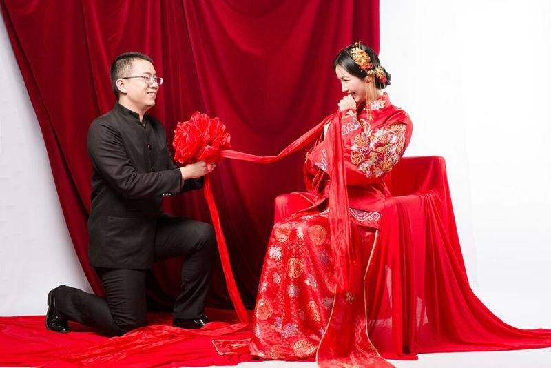 我们漂亮的婚纱照