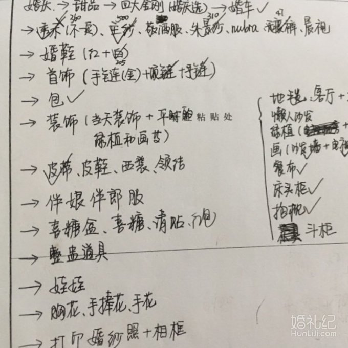 流水账形式记录一下我的婚品们