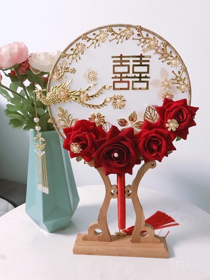 备婚之小物分享|团扇|晨袍|婚鞋|婚房装饰...
