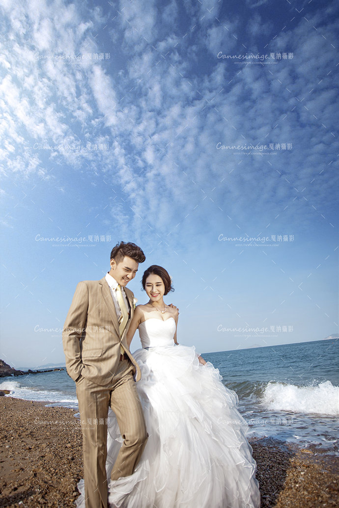海边婚纱照