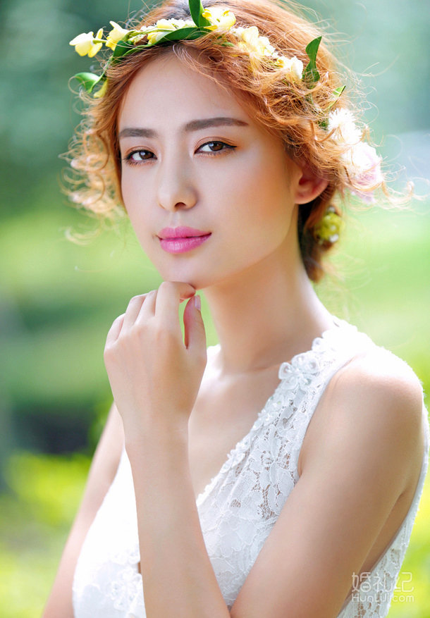 唯美清新妆容