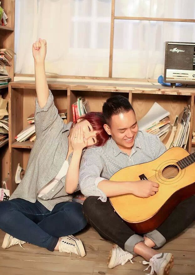 重庆的胖妹纸也有小清新婚纱照