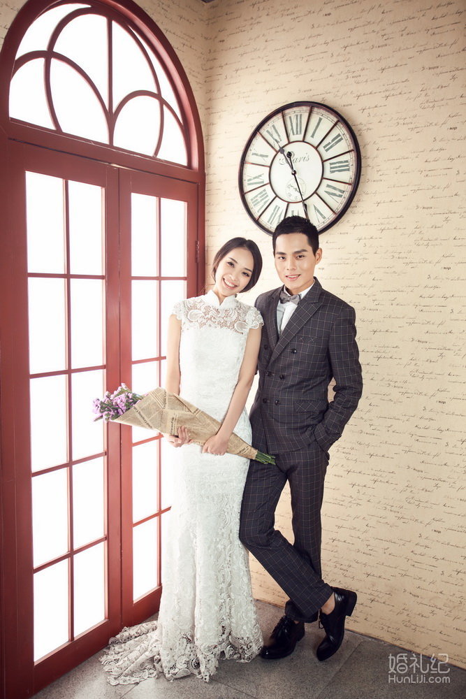 糖糖夫妇室内韩式婚纱照##深圳婚纱摄影