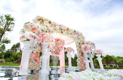 成都粉色花园婚礼