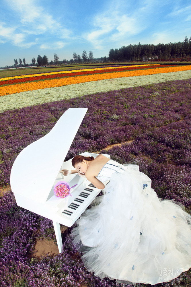 八月铭人婚纱摄影      薰衣草客片