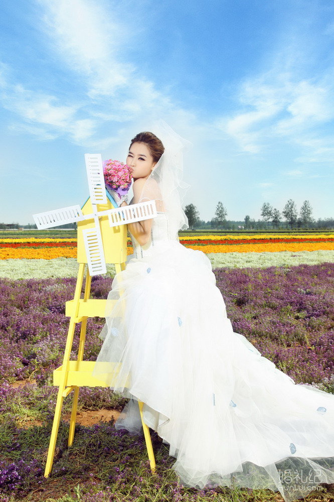 八月铭人婚纱摄影      薰衣草客片