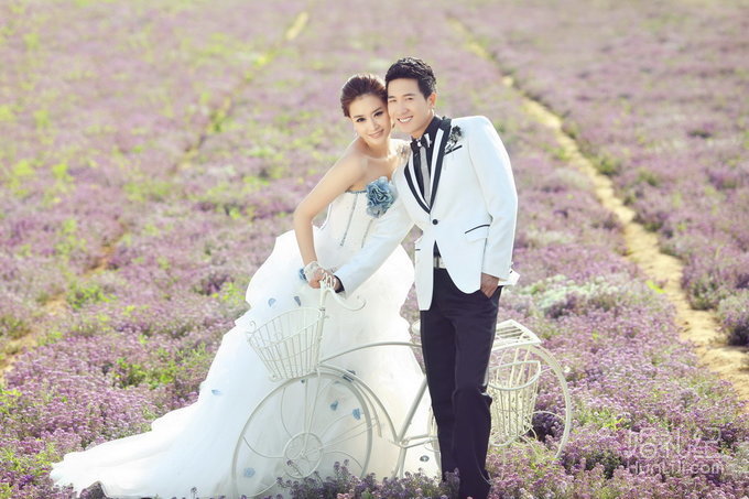 八月铭人婚纱摄影      薰衣草客片
