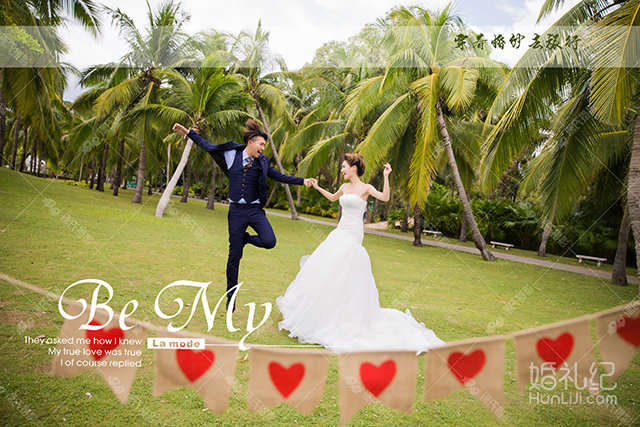 【潇氏摄影三亚店】三亚婚纱摄影《小东海-椰林》