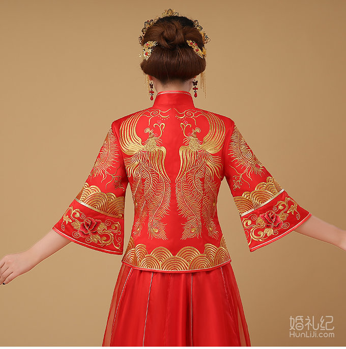 中式婚纱_中式婚纱服装(3)